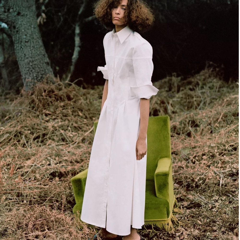 Zara White Midi Dress - Picture 14 of 14
